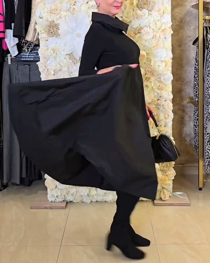 Nola™ | Women’s Bold Solid Color A-Line Street Dress