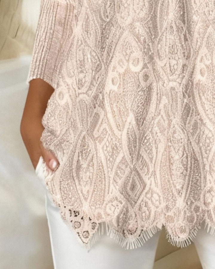 Opal™ | Women’s Square Neck Sleeveless Lace Trim Top