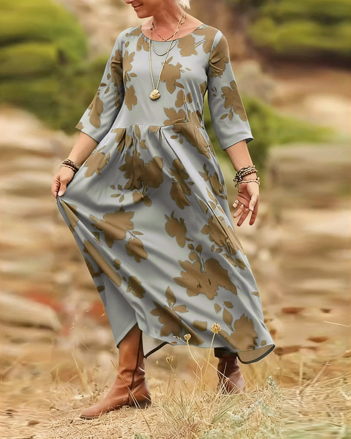 Faye™ | Women’s Dress with Retro Print