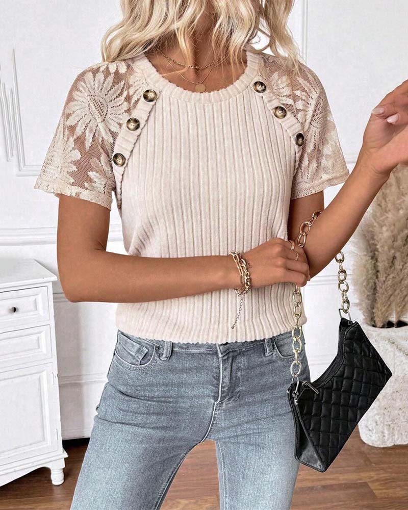 Ina™ | Women’s Solid Color Raglan Sleeve Crew Neck T-Shirt