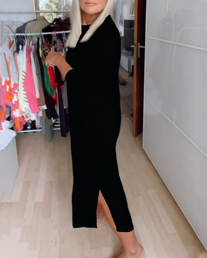 Luna™ | Women’s Relaxed Fit Dress with Round Neck