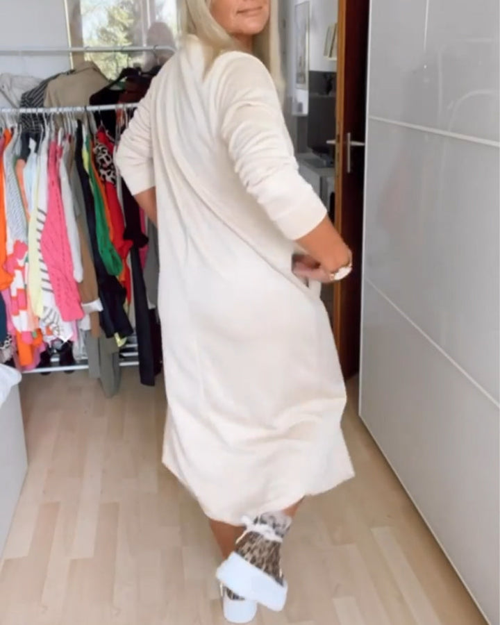 Luna™ | Women’s Relaxed Fit Dress with Round Neck